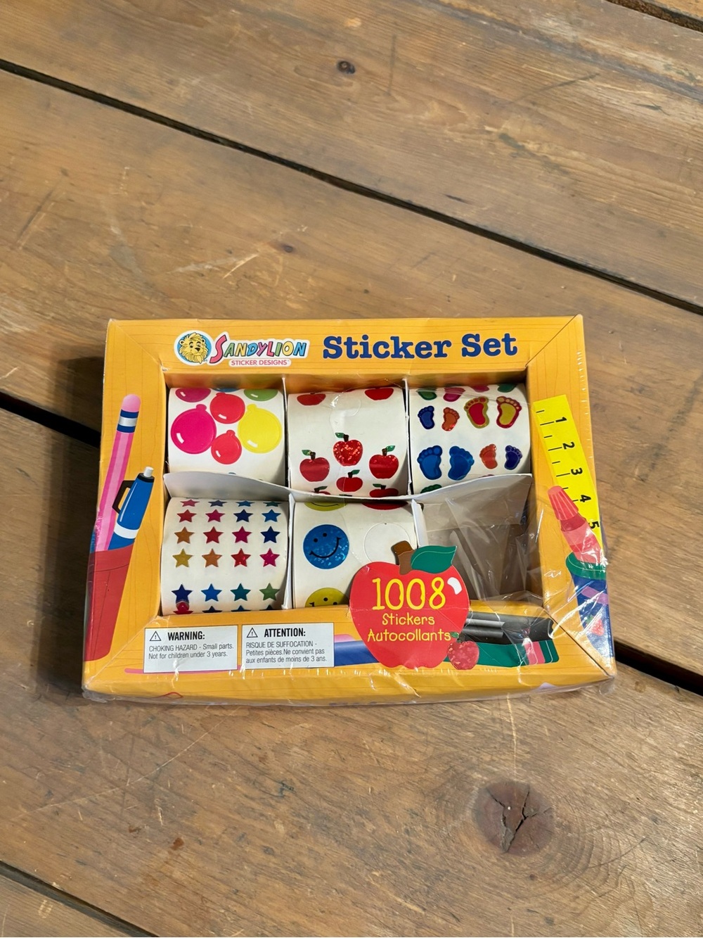 Vintage Sandylion Sticker Box Set -  1008 Colorful Stickers